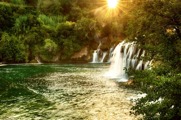 Waterfalls at Krka — Stock Photo, Image