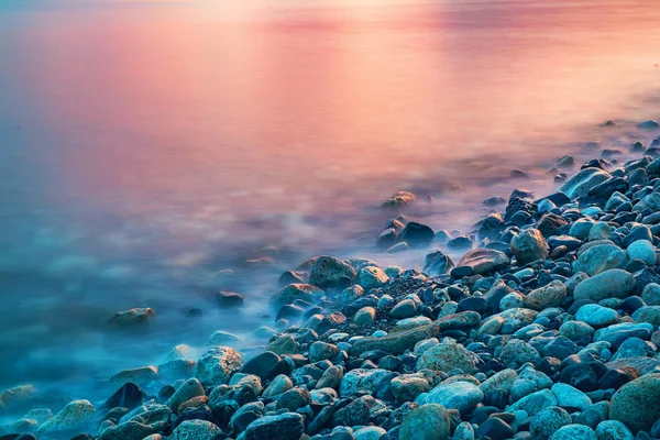 Havsstrand och vågor — Stockfoto