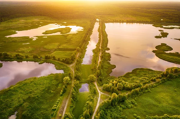 Kırsal yaz günbatımı