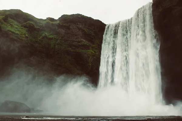 Scogafoss-Wasserfall in Island — Stockfoto