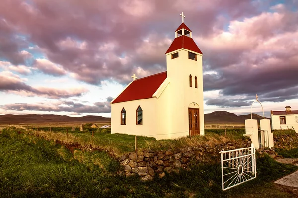 Islande église en bois — Photo