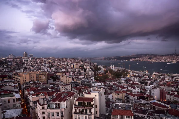Istanbul dramatic sunset — Stock Photo, Image