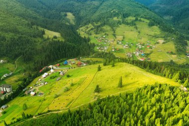 Karpatya dağ manzarası