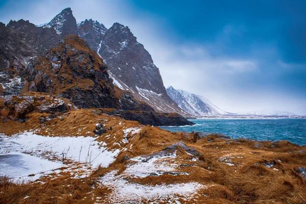 Vinter Norge hav — Stockfoto