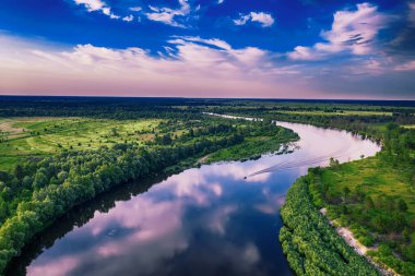 Kırsal yaz günbatımı