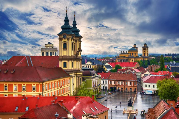 Vista sulla città di Eger — Foto Stock