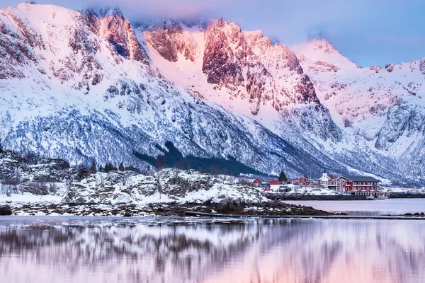 Vinter Norge sjö — Stockfoto