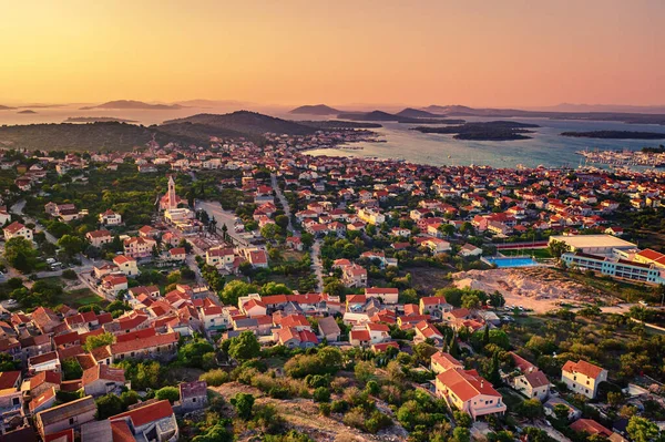 Vista superior del Zadar, Croacia. — Foto de Stock