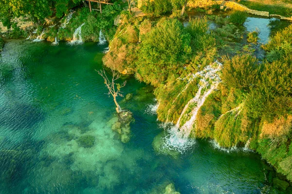 Водопады Хорватии — стоковое фото
