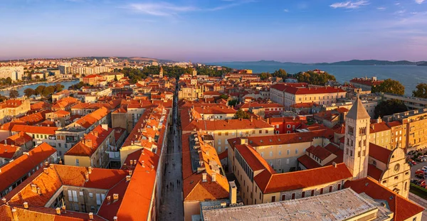Vista superior del Zadar, Croacia. — Foto de Stock