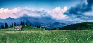 Karpatya dağ manzarası