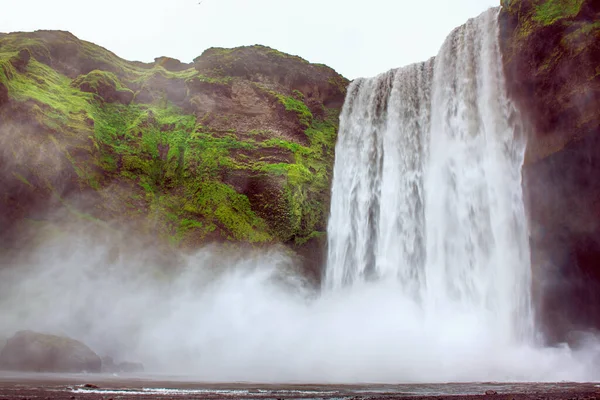 Scogafoss vattenfall på Island — Stockfoto