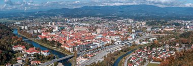 Celje city, Slovenia clipart