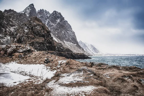 Vinter Norge hav — Stockfoto