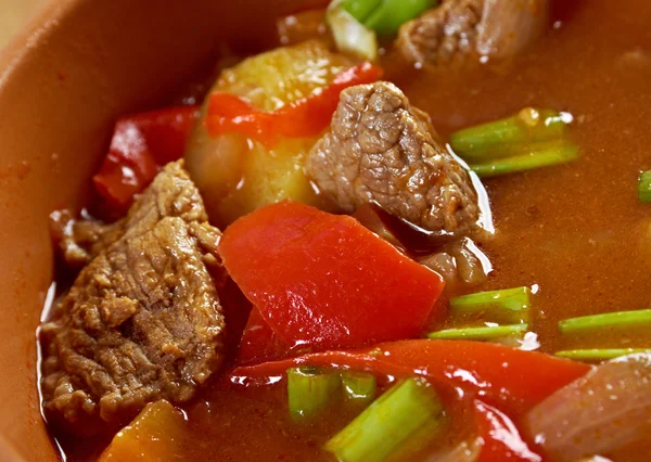 Traditional Bulgarian soup chorba. — Stock Image Traditional Bulgarian soup chorba. Stock Image