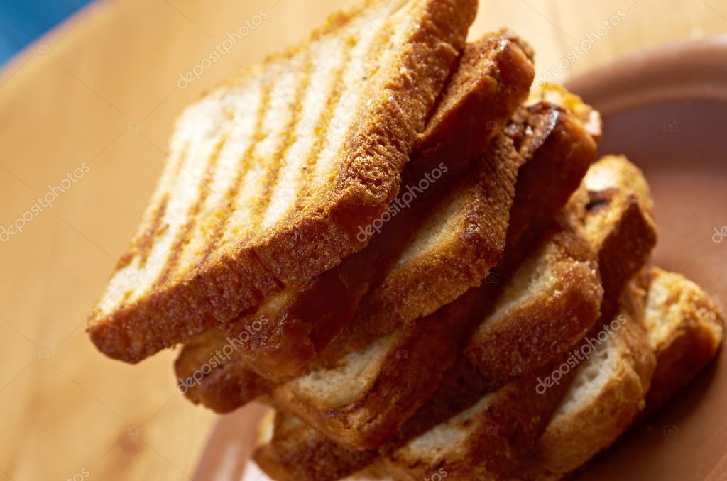 pile toasted bread |图库照片©alexander mychko#23158010