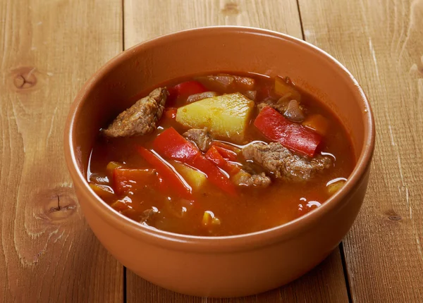 Traditional Bulgarian soup chorba. — Stock Image Traditional Bulgarian soup chorba. Royalty Free Stock Images
