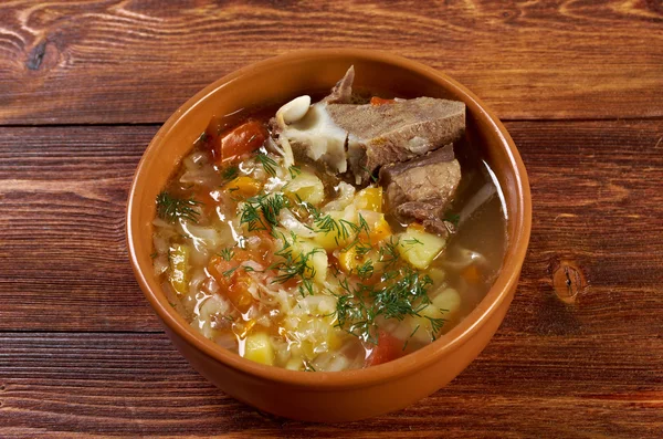 Russiancabbage soup - stchi — Stock Image Russiancabbage soup - stchi Royalty Free Stock Photos