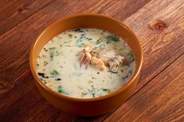 Seafood Chowder — Stock Image Seafood Chowder Royalty Free Stock Photos