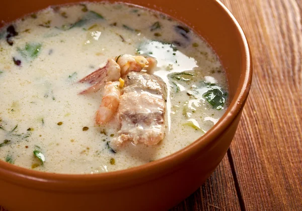 Seafood Chowder — Stock Image Seafood Chowder Stock Image