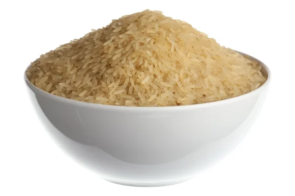 Lange witte rijst — Stockfoto