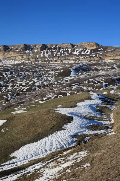 Snö i fjällen — Stockfoto