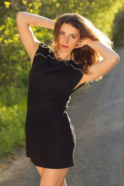 Portrait of a lovely young woman — Stock Photo, Image