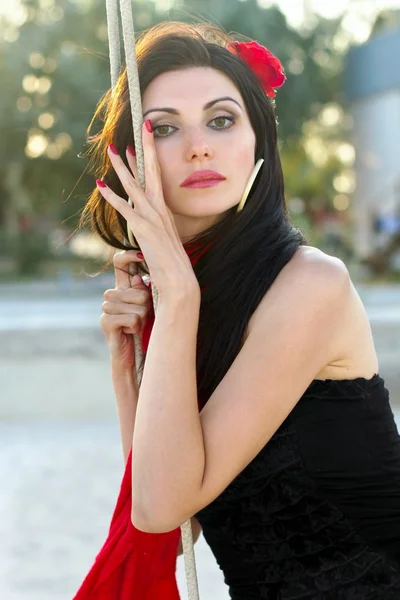 Portrait of gorgeous young woman — Stock Photo, Image