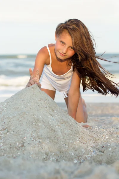 Söt liten tjej — Stockfoto