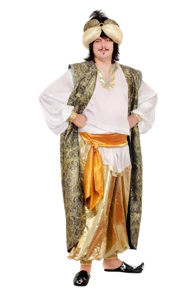 Człowiek w orientalnym stroju — Zdjęcie stockowe