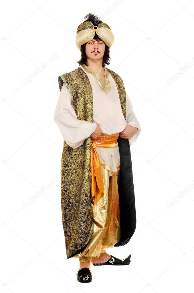Portrait of a man in oriental costume