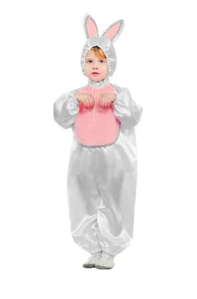 Little girl dressed as a bunny — Stock Photo, Image