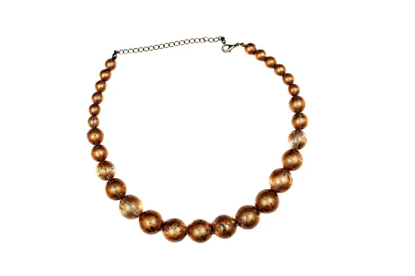 Large gold necklace — Stock Photo, Image