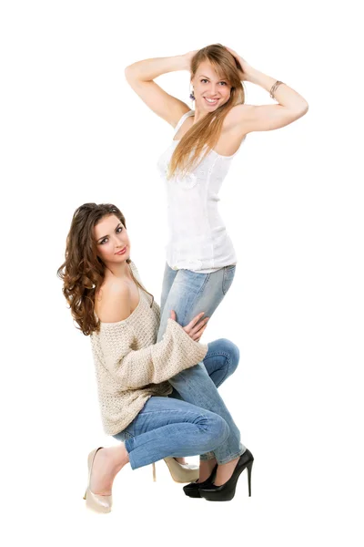 Two sexy young women Stock Photo