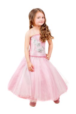 kıvırcık küçük kızla