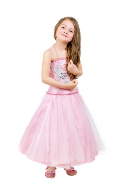 neşeli küçük kız