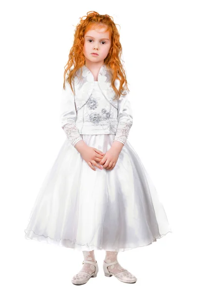 Little redhead girl — Stock Photo, Image