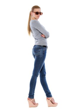 çekici sarışın kadın