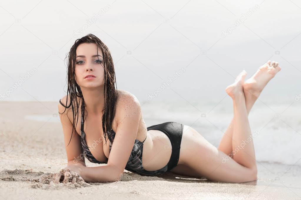 Young woman in swimsuit