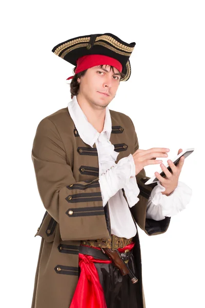 Young man in medieval costume — Stock Photo, Image