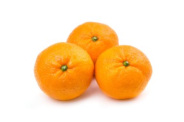 Three sweet mandarins clipart