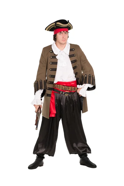 Mann im Piratenkostüm — Stockfoto