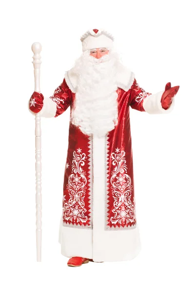 Uitnodigende santa claus — Stockfoto