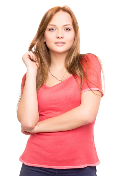 Young attractive blond woman — Stock Photo, Image