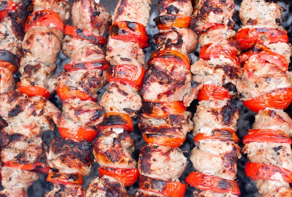 Kebabs na grelha — Fotografia de Stock