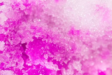 soyut bir doku. Mor Kristal kar.