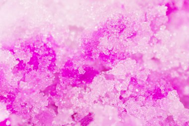 soyut bir doku. Mor Kristal kar.