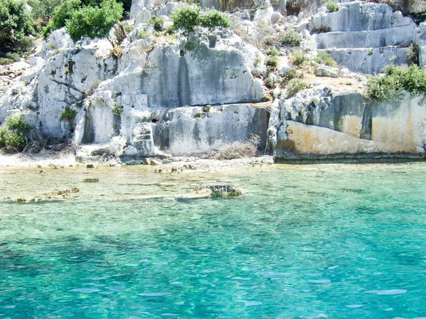 岩場と海 — ストック写真