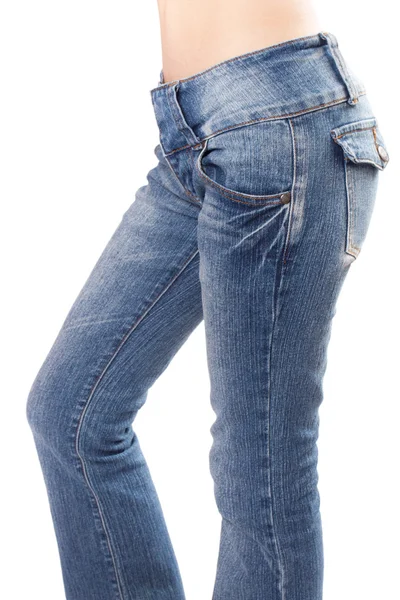 Jeans på kvinnliga skinkorna — Stockfoto