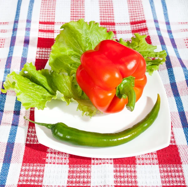 Pimientos dulces y picantes — Foto de Stock